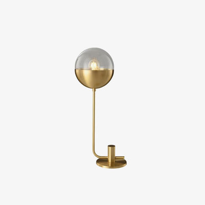 Brass Globular Bedside lamp Table Lamp