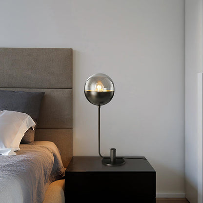 Brass Globular Bedside lamp Table Lamp