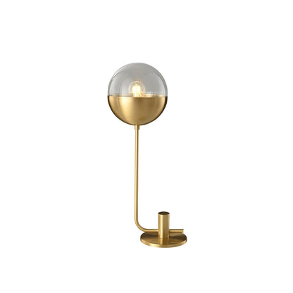 Brass Globular Bedside lamp Table Lamp