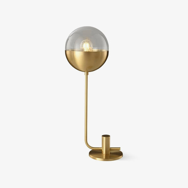 Brass Globular Bedside lamp Table Lamp