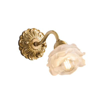 Brass Rose Wall light Wall Light