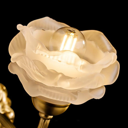 Brass Rose Wall light Wall Light