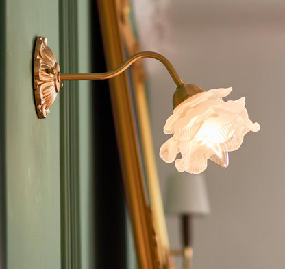 Brass Rose Wall light Wall Light