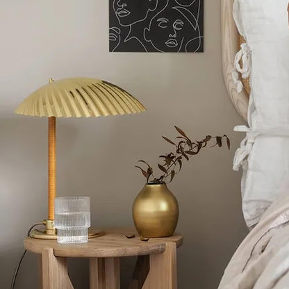 Brass Shell Nightstand lamp Table Lamp