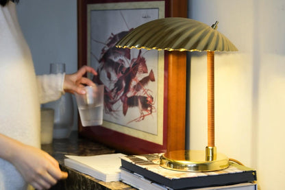 Brass Shell Nightstand lamp Table Lamp