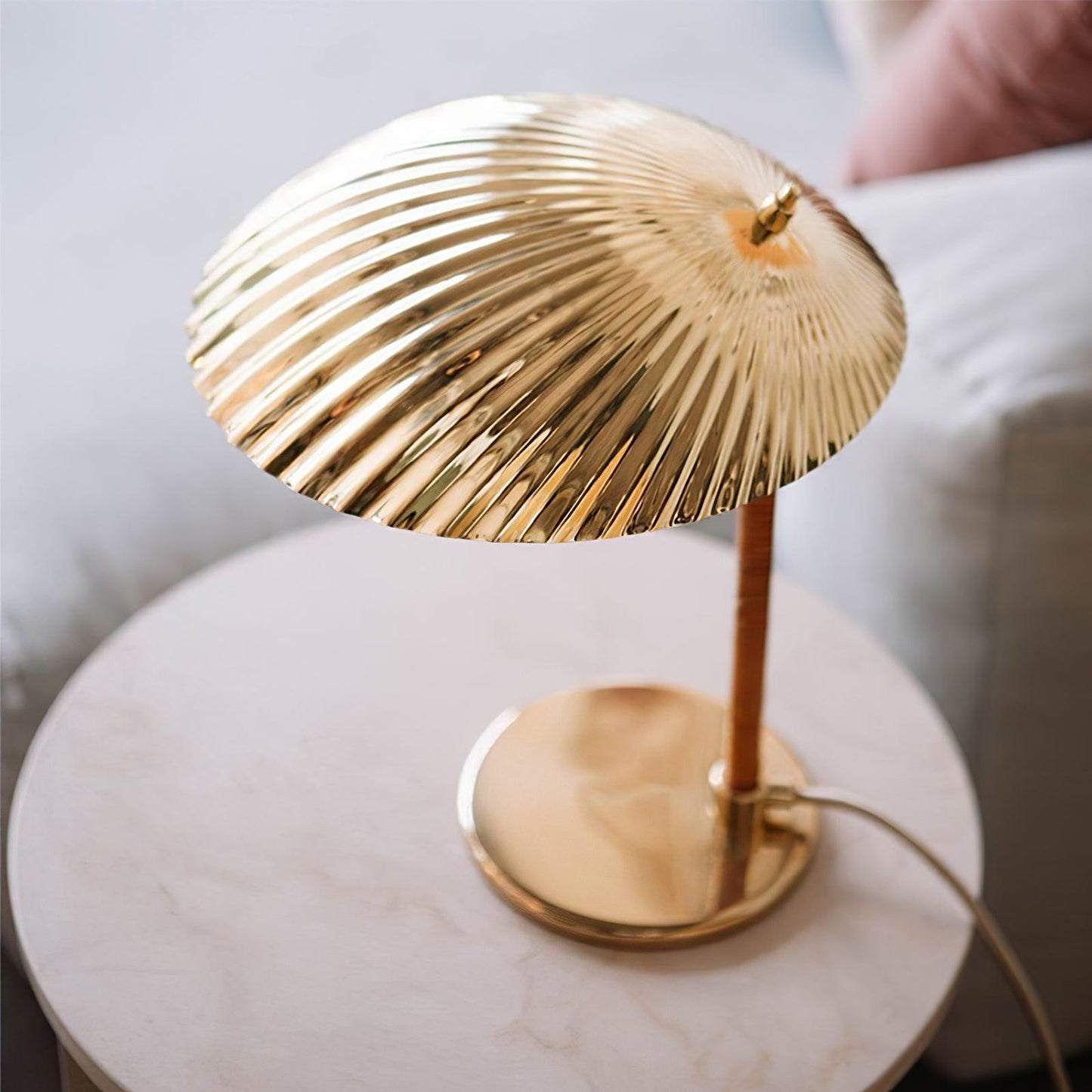 Brass Shell Nightstand lamp Table Lamp