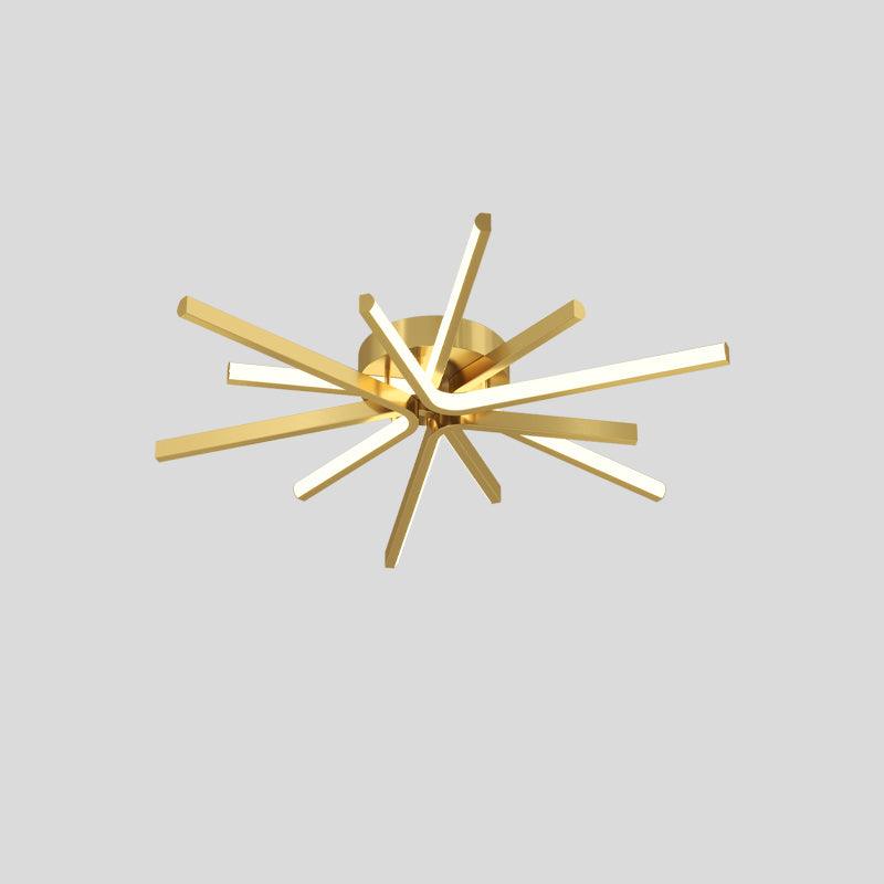 Brass Starbursts Ceiling fixture Ceiling Lamp