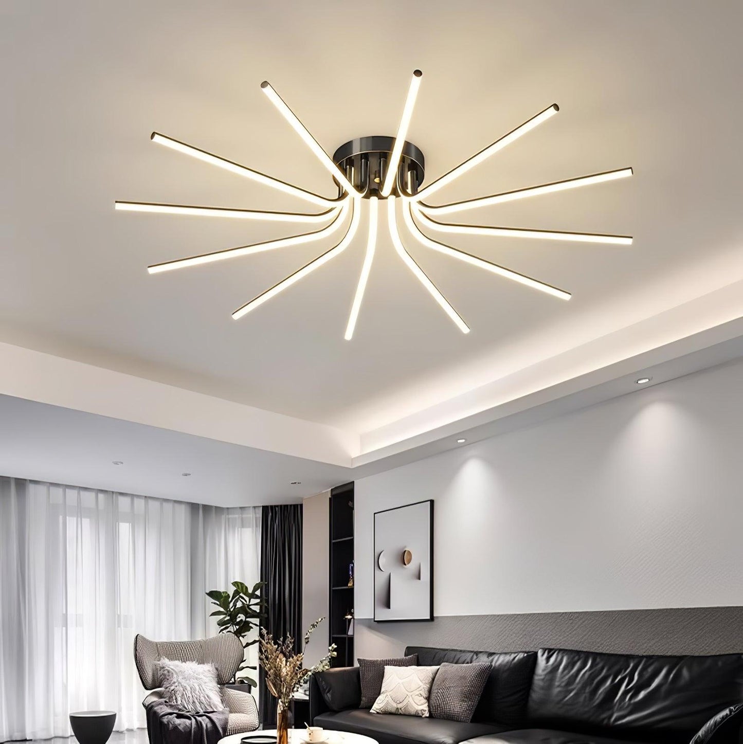 Brass Starbursts Ceiling fixture Ceiling Lamp