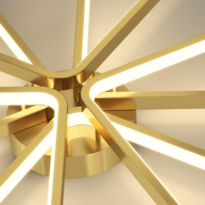 Brass Starbursts Ceiling fixture Ceiling Lamp