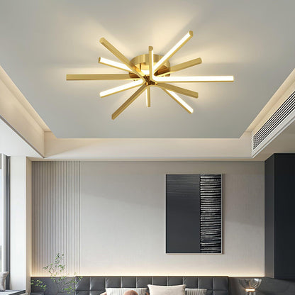 Brass Starbursts Ceiling fixture Ceiling Lamp