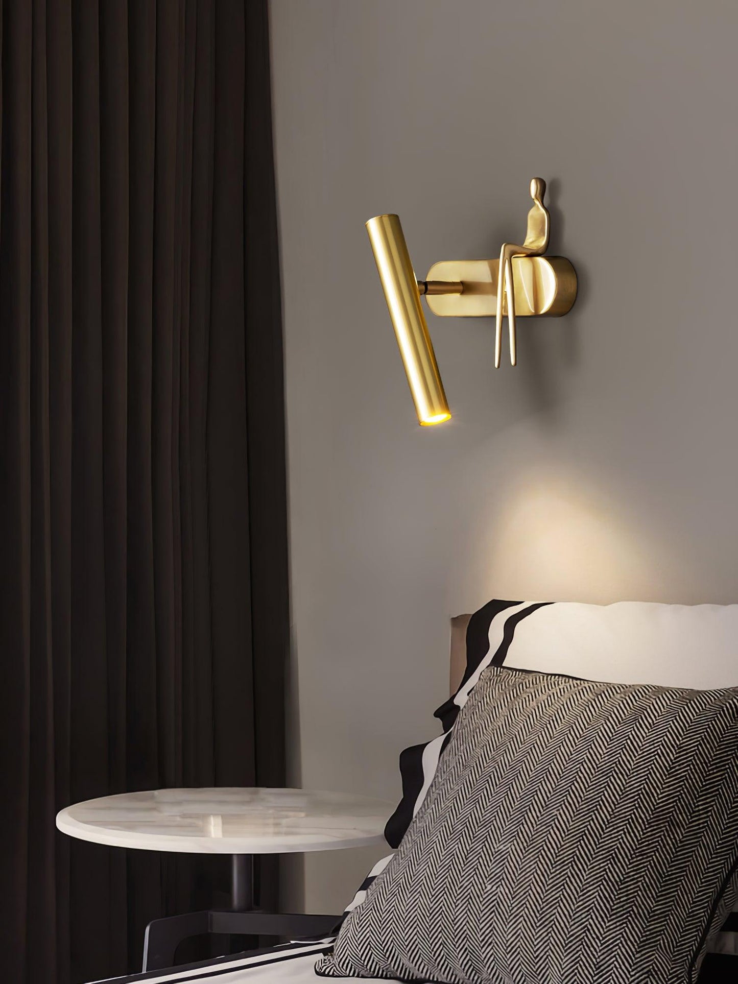 Brass Villain Sconce Wall Lamp