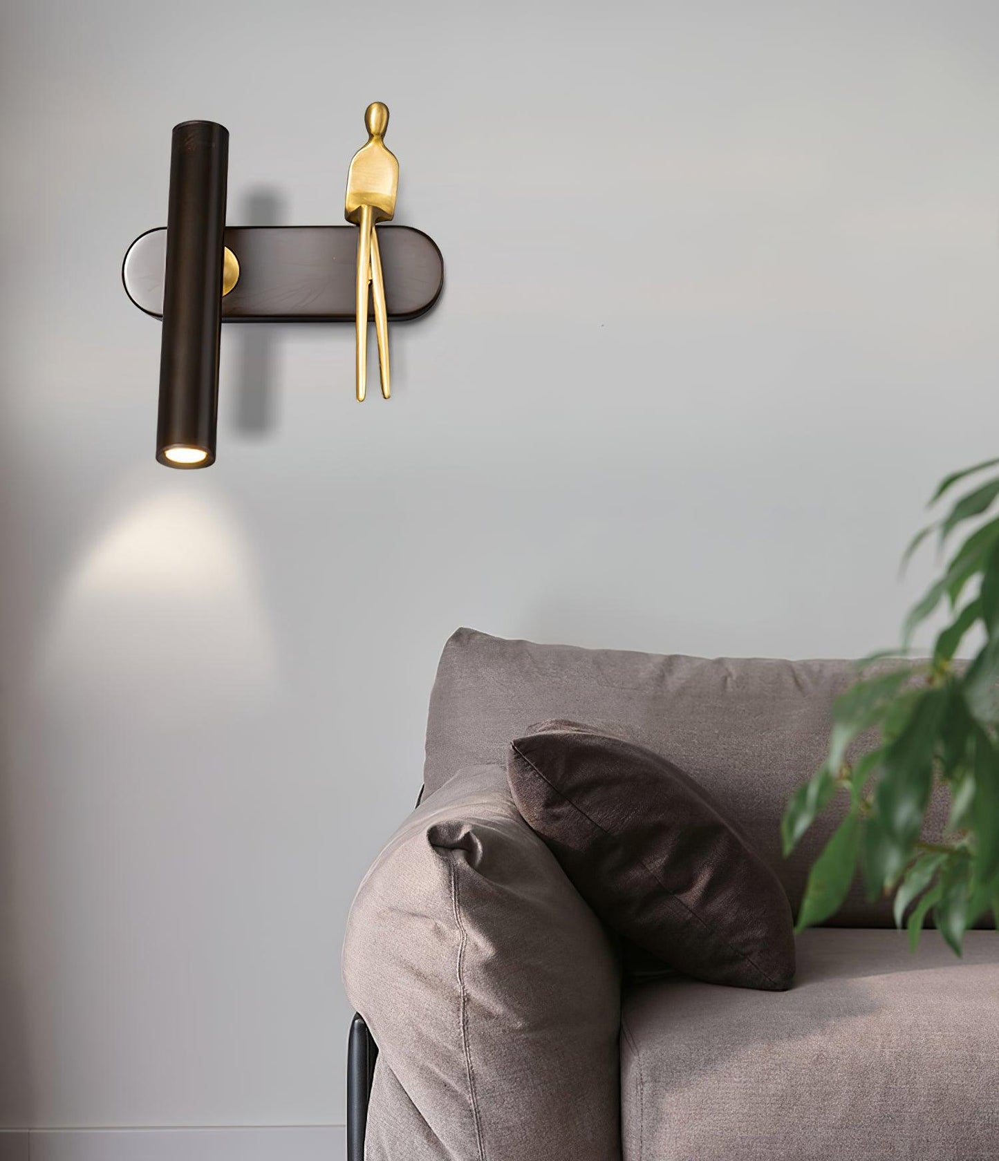 Brass Villain Sconce Wall Lamp