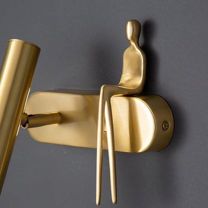 Brass Villain Sconce Wall Lamp