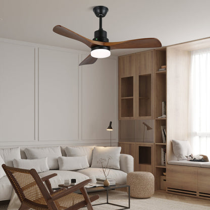 Breeze Master Wooden 48"/52" Overhead light Ceiling Fan Light