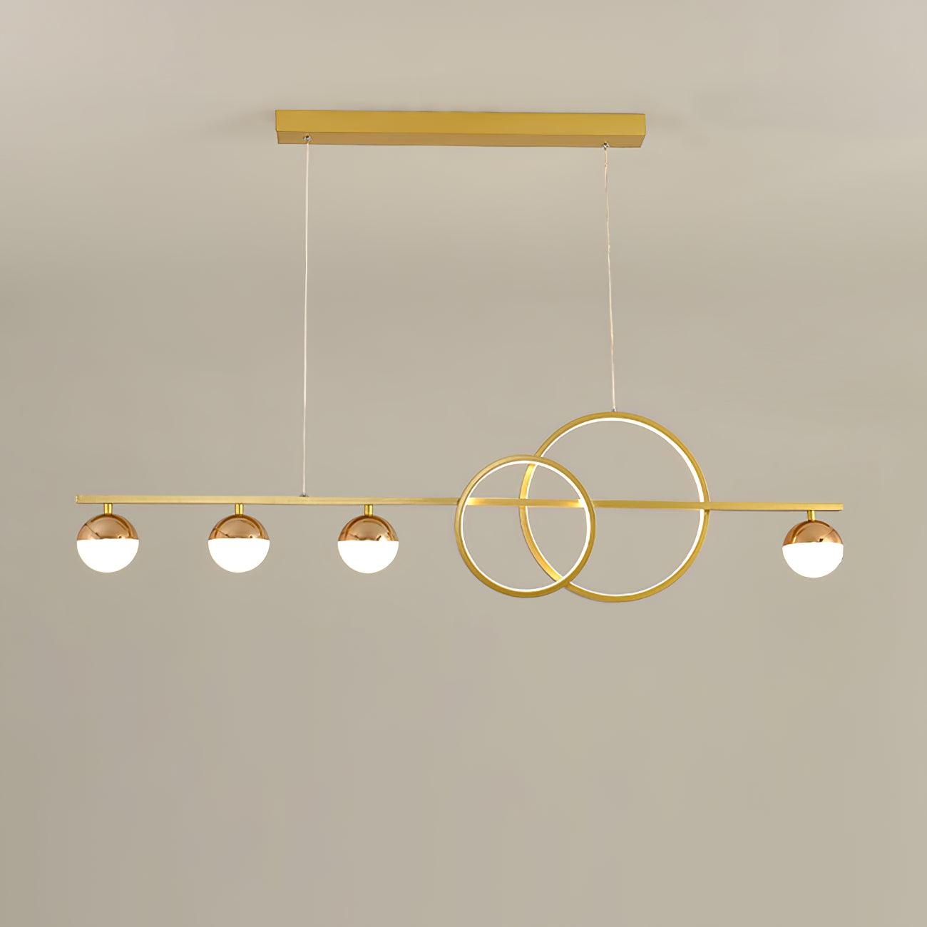 Brooklyn Double Circle Crown Chandelier