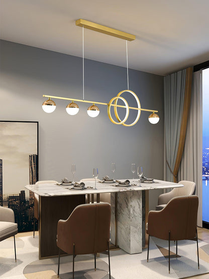 Brooklyn Double Circle Crown Chandelier