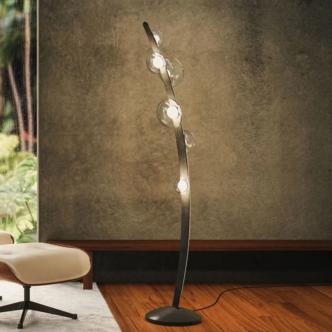 Bubbles Glass Standing Lamp Floor Lamp