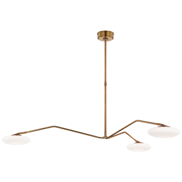 LED Extra Large Chandelier - Soft Brass