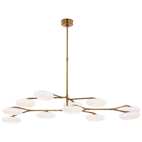 Extra Large Two Tier Chandelier - Soft Brass