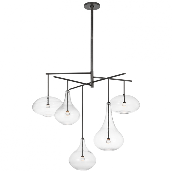 XL Chandelier - Gun Metal