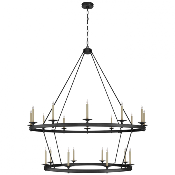 Chandelier, 20-Light, Bronze, 63.5"W (CHC 1609BZ CTWKU)