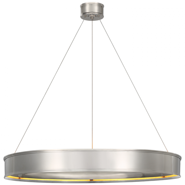 Chandelier, LED, Polished Nickel, 40"W (CHC 1616PN CU4A9)