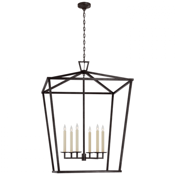 Pendant, 6-Light, Aged Iron, 36"W (CHC 2172AI CTWKX)