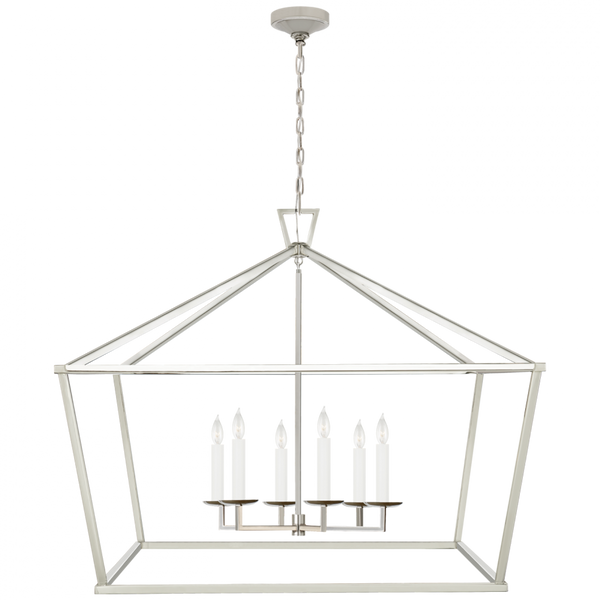 Pendant, 6-Light, Polished Nickel, 50"W (CHC 2191PN CTYHH)