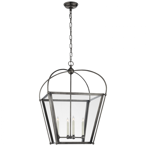 Pendant, 4-Light, Bronze, Clear Glass, 21"W (CHC 3439BZ-CG 2R70L)