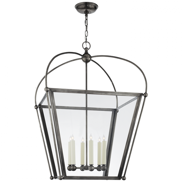 Pendant, 6-Light, Bronze, Clear Glass, 28.75"W (CHC 3440BZ-CG 2R70Q)