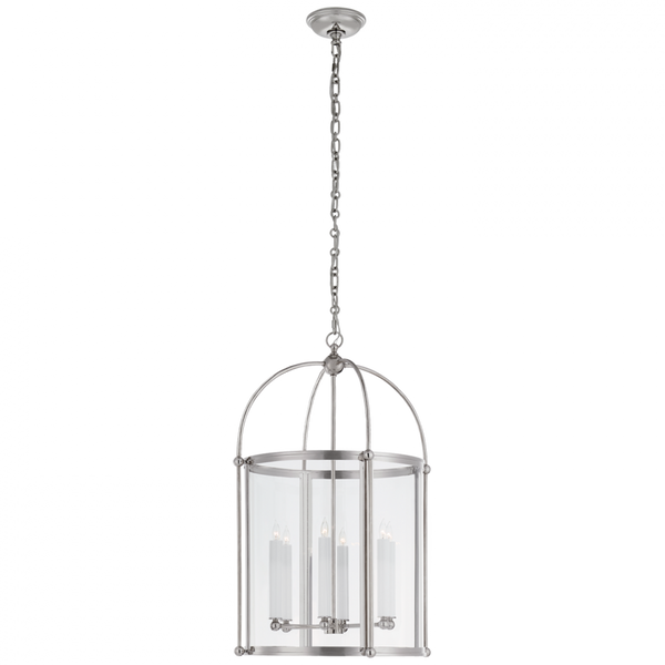 Pendant, 6-Light, Polished Nickel, Clear Glass, 19"W (CHC 3451PN-CG CPZT6)