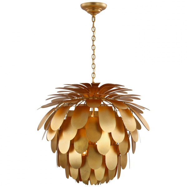 Chandelier, 6-Light, Gild, 36.5"W (CHC 5158G CM11W)