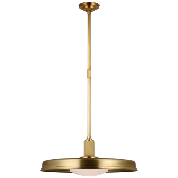 Factory Pendant - Antique-Burnished Brass 46.25"