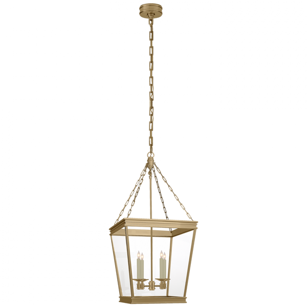 Pendant, 4-Light, Antique Burnished Brass, Clear Glass, 17"W (CHC 5611AB-CG CLR70)