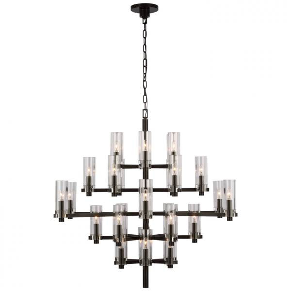 Large Chandelier, 30-Light, Bronze, 42"W (CHC 5632BZ-CG CU4AV)