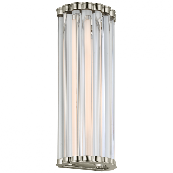 Wall Sconce, 1-Light, LED, Polished Nickel, 14"H (CHD 2925PN-CG CU1EJ)