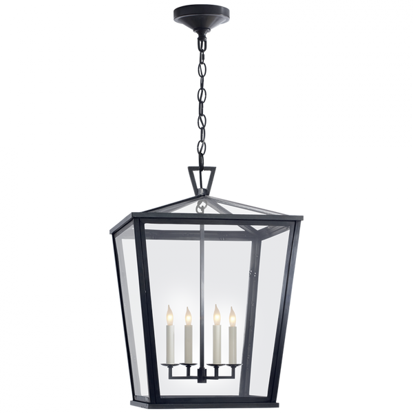 Pendant, 4-Light, Bronze, Clear Glass, 17"W (CHO 5085BZ 2MYJT)