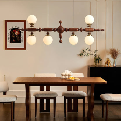 Cambridge Wooden Electrolier Chandelier