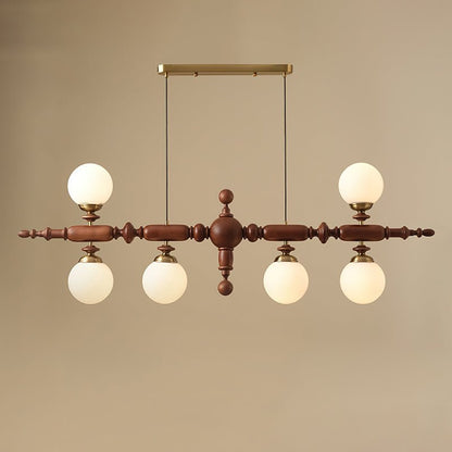 Cambridge Wooden Electrolier Chandelier