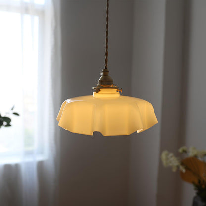 French Flower Droplight Pendant Swag Light