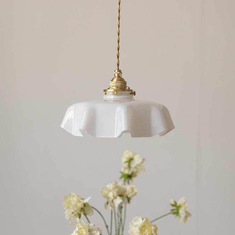 French Flower Droplight Pendant Swag Light