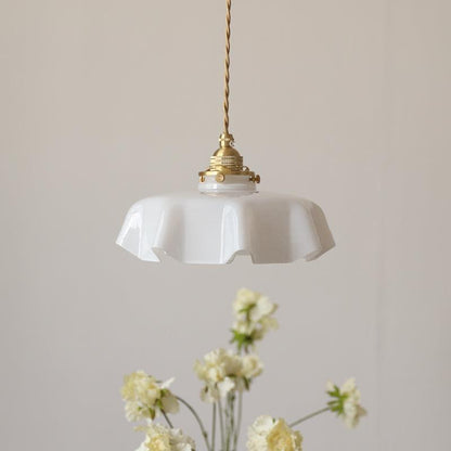 French Flower Droplight Pendant Swag Light