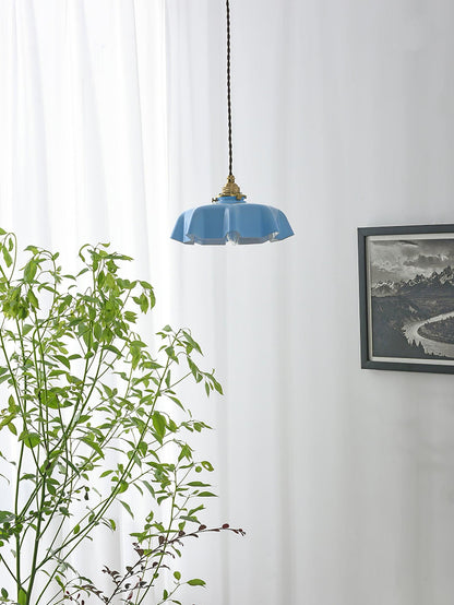 French Flower Droplight Pendant Swag Light