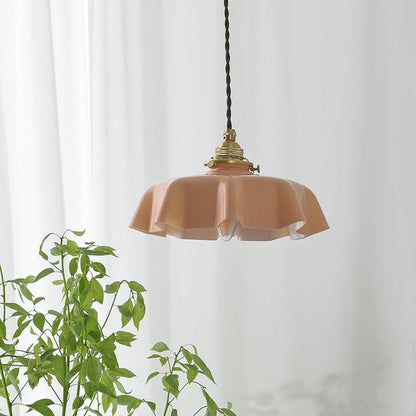 French Flower Droplight Pendant Swag Light