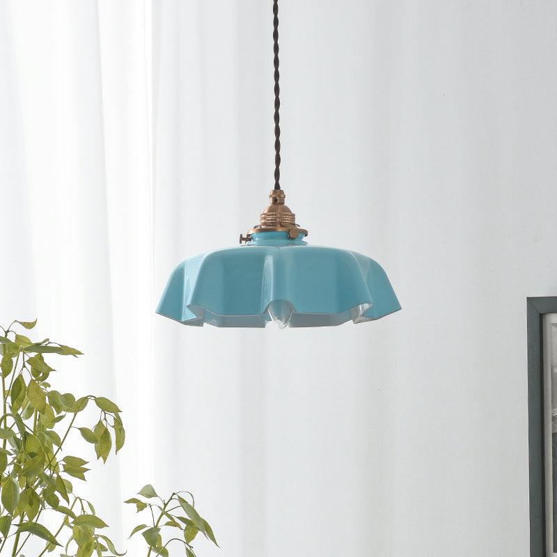 French Flower Droplight Pendant Swag Light