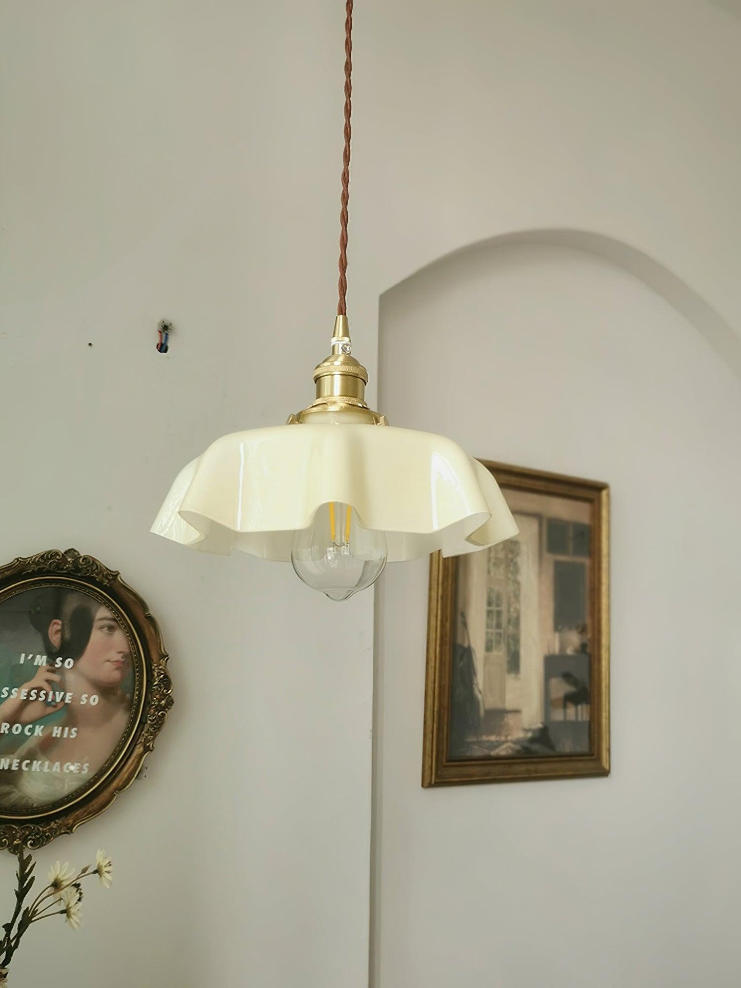 French Flower Hanging light Pendant Light