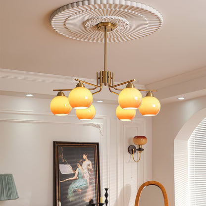 Caramel Sphere Ceiling fixture Chandelier