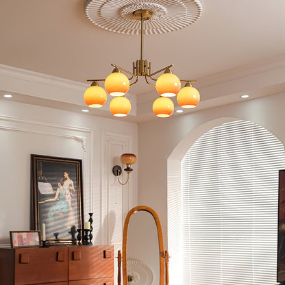 Caramel Sphere Ceiling fixture Chandelier