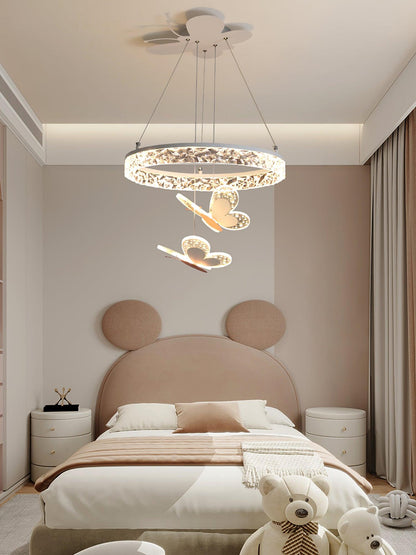 Cartoon Butterfly Acrylic Ceiling light fitting Pendant Lamp