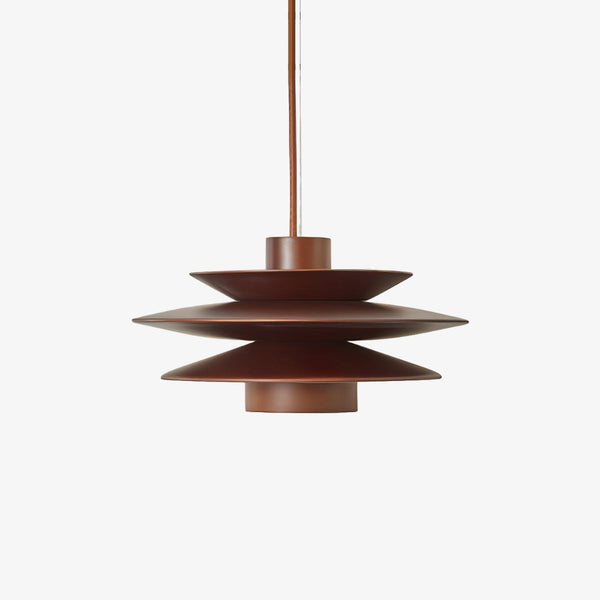 Cascade Wooden Disc Ceiling light fitting Pendant Lamp